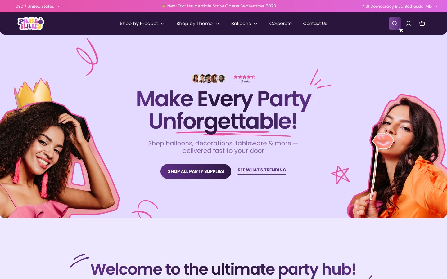 Сайт Partè Haus