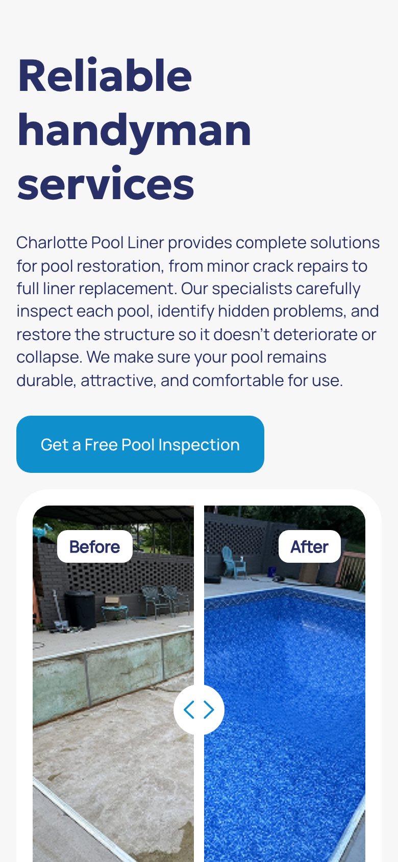 Charlotte Pool Liner — мобільна версія, екран 3