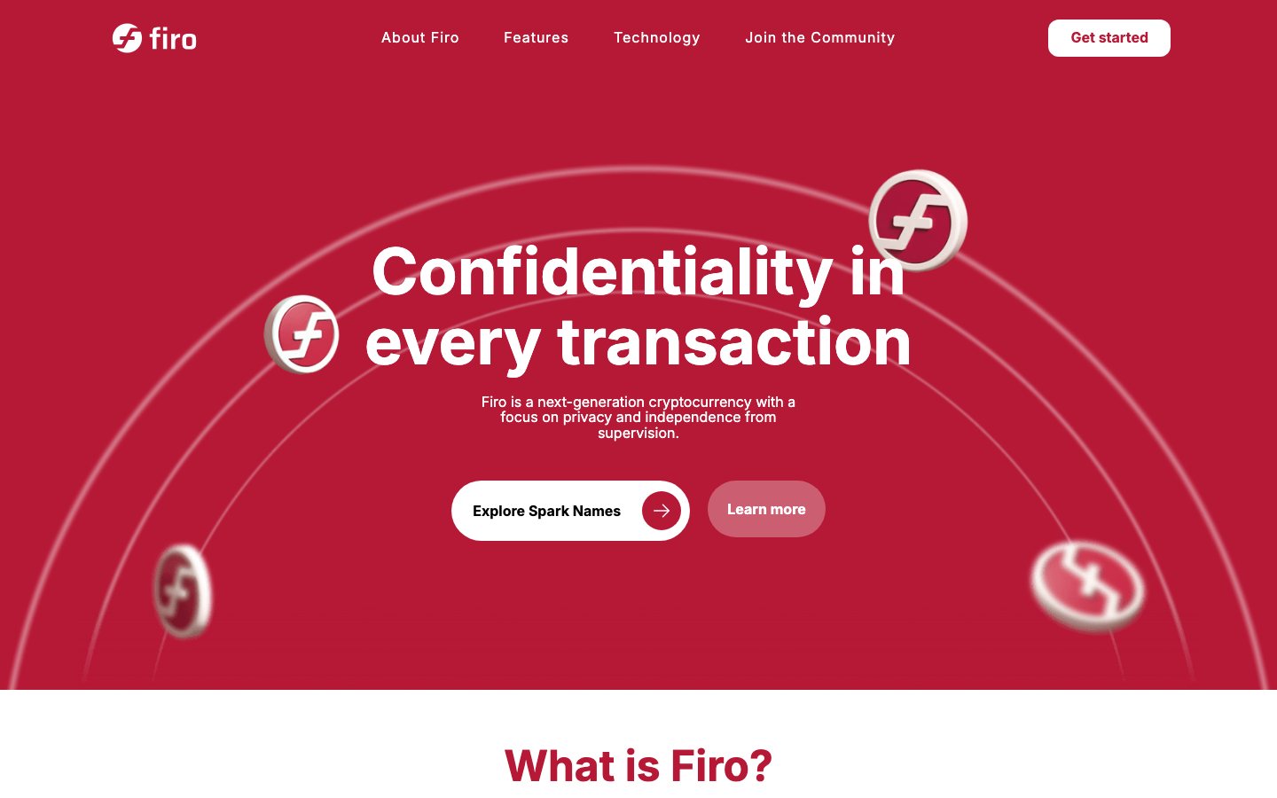 Сайт What is Firo?